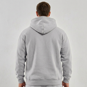 Custom Logo Oversized Heavyweight Cotton Hoodies Plus Size Men's Fleece Pullover Drawstring Relaxed Fit Streetwear Wear Hoodie - Product Image 4