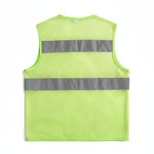 Top Quality Breathable Mesh Reflective <b>Work</b> Vest LED Flash <b>Waterproof</b> Zipper Front High Visibility Outdoor Utility Vest - Product Image 6