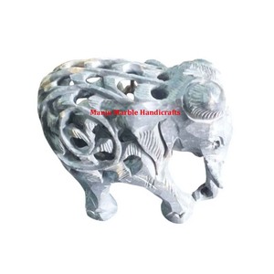 Luxurious Showpiece <b>Gifted</b> Item Top Collection Soapstone Hand Carving Animal Sculpture Use For Hotel Ans Business Class Purpose - Product Image 1