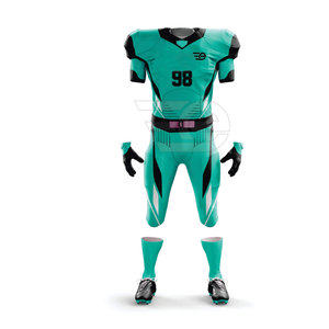 Uniforme de football américain pour activités de plein air, tissu doux au toucher, qualité durable pour les séances d'entraînement et les matchs de compétition - Product Image 2