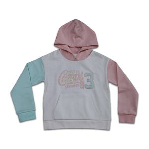 Sudadera con capucha para niños, con bordado de impresión personalizada, 100% poliéster, venta al por mayor - Product Image 1