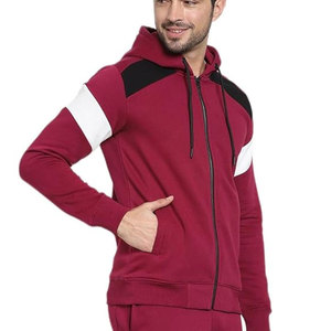 Unisex White Hooded Fleece Tracksuit <b>Set</b> 100% Cotton Casual Full Sleeve Solid Breathable Autumn Wear Regular Fit Drawstring - Product Image 2