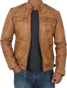 Veste de moto personnalisée matelassée pour cuir, respirante, imperméable, coupe-vent, écologique, été/hiver, course moto, motard - Product Image 1