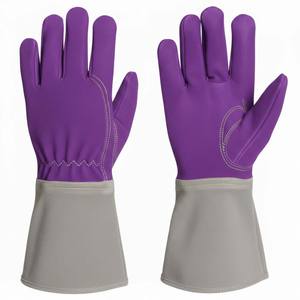 Guantes de Cuero para Chimenea y Camping, Resistentes al Calor, de Cuero Vacuno Premium de 16 Pulgadas, con Material de Poliéster, Personalizados al por Mayor - Product Image 6