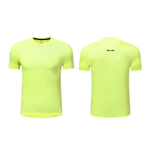 Camiseta Deportiva de Secado Rápido para Hombre, Personalizada al por Mayor, Cuello Redondo sin Costuras, Ligera, Microelástica, para Correr al Aire Libre, Maratón - Product Image 6