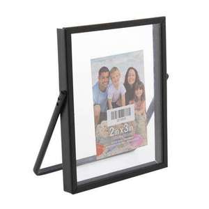 Gold Metal Rectangular Photo <b>Frame</b> With Chain Hanging Floating Glass Wall Decor Home Livingroom <b>Wedding</b> Gift Use Photo <b>Frame</b> - Product Image 6