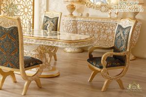 Muebles de Comedor Tallados Reales para Apartamentos de Lujo, Muebles de Comedor Tallados a Mano Más Recientes, Últimos Muebles de Comedor Europeos del Reino Unido - Product Image 4