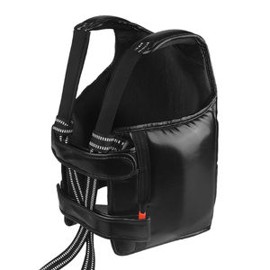 Protection de poitrine en cuir pour entraînement de MMA, couleur noire, meilleur fournisseur OEM, équipement de combat personnalisé, best-seller OEM - Product Image 2