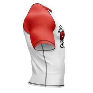 Custom <b>Compression</b> <b>Men's</b> Rashguard Short Sleeve BJJ MMA Grappling Training <b>Shirt</b> Breathable Quick Dry Brazilian Jiu Jitsu Top - Product Image 5