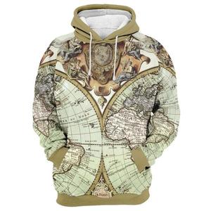 Sudadera con Capucha y Cremallera para Hombre, Diseño Estampado de Verano, Sublimación en Poliéster, Tejido de Punto, Impresión a Todo Color - Product Image 4