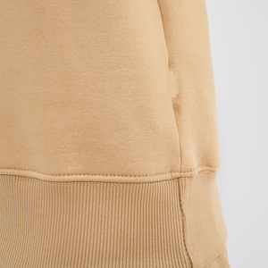 Sudadera Oversize de Cuello Redondo para Mujer, Beige y Negro a Rayas, Tejida, Manga Larga, Ropa Casual de Otoño - Product Image 4