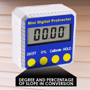 Medidor de Ángulos Digital con Base Magnética y Pantalla LCD |   Inclinómetro Portátil para Mecanizado y Carpintería - Transportador de Ángulos de Alta Precisión - Product Image 4