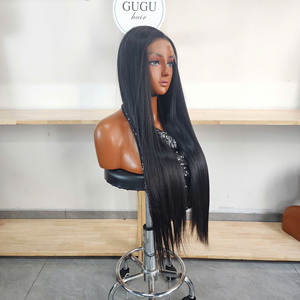 Raw Virgin Human Hair Vietnamese Lace Front Transparent for Lace Bone Straight Remy 180% Density Glueless HD for <b>Wigs</b> <b>Long</b> - Product Image 2