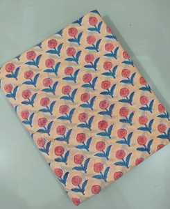 Tissu en coton imprimé au bloc, tissu imprimé à la main de Jaipur, tissu indien fait main pour robes, fournisseur de tissus en coton en gros - Product Image 1