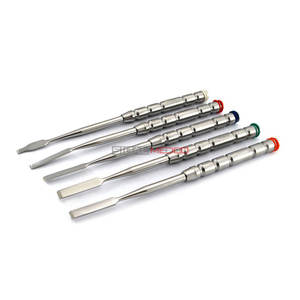 ชุดสิ่วขูดหินปูนแบบมืออาชีพ Ochsenbein 5 ชิ้น สำหรับการปรับรูปกระดูก เครื่องมือผ่าตัดสำหรับการผ่าตัดเหงือกและการปรับรูปทรงทางคลินิก - Product Image 1