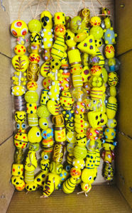 Cuentas de Vidrio de Cristal para Decoración de Paredes, Diseño de Mesas, Fabricación de Joyería de Moda - Mezcla de Colores en Hilo, Empaque por Kilogramos - Product Image 6