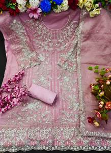 Hot Sale Exclusive Design of Fancy Embroidery Salwar Kameez Partywear <b>Kurti</b> Pant Set From Surat <b>for</b> <b>Women</b> Wholesaler of Dress - Product Image 5