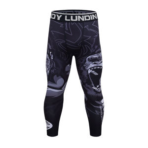 Conjunto de Camiseta y Pantalones Cortos Deportivos de Compresión para Hombre, con Estampado de Gorila, Protección UV UPF50+, de Secado Rápido, en Spandex y Poliéster - Product Image 5