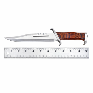 Cuchillo de Caza Edición Especial de Acero de Damasco con Funda de Cuero, Cuchillo de Supervivencia de Última Tendencia - Product Image 6