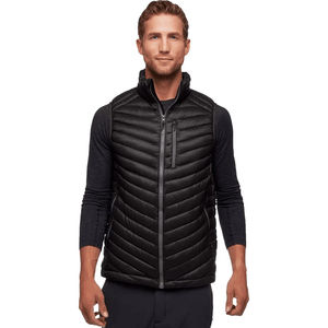 Veste sans manches décontractée pour homme, personnalisable, en polaire, chaude, respirante, coupe-vent, col montant, avec logo sur le devant, collection hiver 2026 - Product Image 5