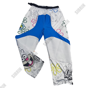 Pantalon de hockey sur roulettes personnalisé Sibrin, imprimé par sublimation, en polyester, avec rembourrage en Cordura, protection professionnelle, évacuation de l'humidité - Product Image 3