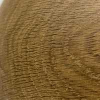 Boule ronde en bois pour décoration intérieure, style rustique, motif végétal, thème art, arbres et nature, lot de 2 pièces