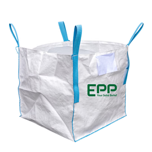 ถุงบรรจุภัณฑ์ FIBC ขนาดใหญ่ 2 ตัน ผลิตจากโรงงานเวียดนาม ทำจากโพลีโพรพิลีน 100% ทอแบบกันความชื้น ป้องกันรังสียูวี พร้อมซิปด้านบน สำหรับการเกษตร - Product Image 1