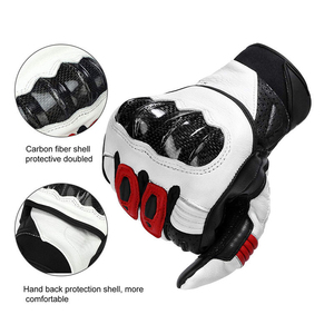 Guantes de Motociclismo de Fibra de Carbono, Guantes de Protección de Cuero para Motociclismo, Estilo Moto GP - Product Image 2