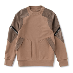 เสื้อสเวตเชิ้ตคอกลม แขนยาว สีพื้น ผ้าถัก คอตตอน ยูนิเซ็กส์ สไตล์ลำลอง ใส่ได้ทุกโอกาส ทรงปกติ มีกระเป๋า - Product Image 6