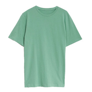 T-shirt décontracté pour homme, été, respirant, 100% coton biologique, uni, surdimensionné, 240 grammes, usage quotidien - Product Image 4