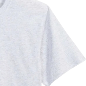 Camiseta de Hombre de Peso Medio, Color Gris Jaspeado, Algodón Premium, Manga Corta, Cómoda, Transpirable, Informal, Lisa - Product Image 3