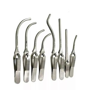 Ensemble de pinces DeBakey manuelles réutilisables de haute qualité, courbées et droites, instruments chirurgicaux orthopédiques en acier inoxydable CE ISO - Product Image 2