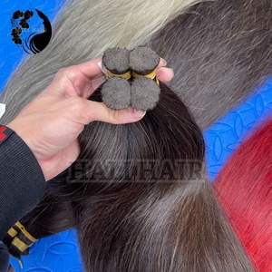 Extensiones humanas de estilo recto vietnamita Remy 100% a granel de alta calidad suave sedoso sin enredos Super doble dibujado - Product Image 6
