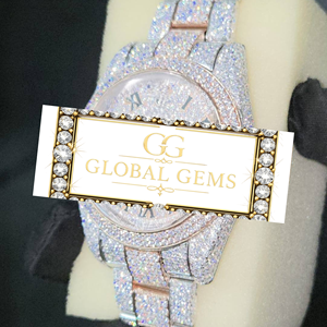 Affordable Luxury Moissanite <b>Watch</b> | VVS Iced Out <b>Skeleton</b> | Wholesale Diamond Tester Pass - Product Image 6