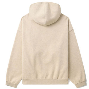 Sudadera con Capucha Extra Grande para Hombre, Color Sólido, Algodón French Terry, Estilo Casual para Otoño, Corte Regular, Manga Larga - Product Image 2