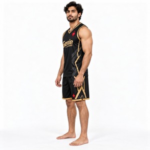 Uniforme de Baloncesto Personalizado, Conjunto Deportivo Transpirable de Camiseta y Pantalones Cortos para Clubes de Baloncesto, Escuelas, Academias, Entrenamientos y Juegos - Product Image 3