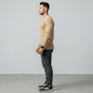 Camiseta extragrande para hombre, personalizada, talla grande, 100% algodón, antiarrugas, manga larga, camiseta para hombre, camisetas personalizadas para hombre. - Product Image 5