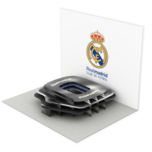 3D Pop-Up Stadium Greeting Card Digital Printing Matte Varnishing <b>Gift</b> - Product Image 2