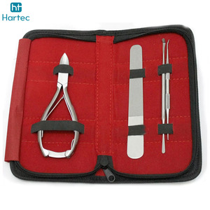 Meilleur produit : Kit de pédicure en acier inoxydable avec étui, coupe-ongles, pince à ongles, limes à ongles, instruments de podologie - Product Image 6