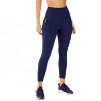 Celana Yoga spandeks kustom wanita, pakaian Fitness tanpa kelim dengan Legging kontur Legging Yogurt