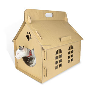 Jouet hochet écologique pour animaux de compagnie, grattoirs en forme de L pour chat, engage une récréation active, cadeaux de grattoir pour chat et meubles pour chat, ODM - Product Image 5