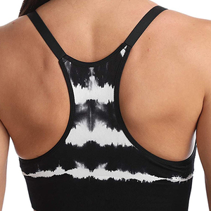 Ensemble soutien-gorge de sport à maintien élevé et short de sport personnalisés à transfert thermique, dos croisé, respirant, pour yoga, course et entraînement - Product Image 5