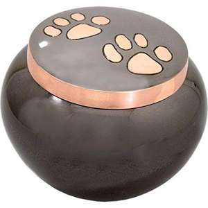 Urne funéraire pour animaux de compagnie en laiton, design empreinte de patte dorée, urne Odyssey pour cendres, artisanale, dernières urnes funéraires pour l'enterrement des cendres de chats et de chiens - Product Image 6