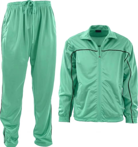 Custom <b>Men</b> Reflective Embroidery Logo Waterproof Plus Size Windbreaker Tracksuit <b>Lightweight</b> Polyester Zip <b>Jacket</b> Pants Set - Product Image 6