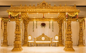 Mandap de Boda Estilo Bollywood, Mandap de Palacio Rajwadi para Ceremonia de Boda, Mandap Maharani para Boda Haveli, Nueva York - Product Image 2