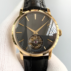 Reloj Automático de Lujo de Diseño V-Constant de Alta Calidad para Hombre, 6000T, Cristal de Zafiro, Superficie de Espejo, Tourbillon, Correa de Cuero - Product Image 1