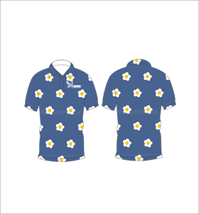 เสื้อโปโลพิมพ์ลายเดซี่แบบกำหนดเอง แขนสั้น สวมใส่สบาย เหมาะสำหรับกอล์ฟ เทนนิส ชุดทีมฤดูร้อน - Product Image 5