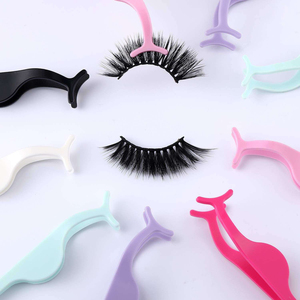 Comb Tweezer New Stainless Steel DIY <b>Cluster</b> <b>Lash</b> Tweezers Eyelash Applicator Tool Eyelash Tweezers with Comb Tweezer Custom Log - Product Image 2