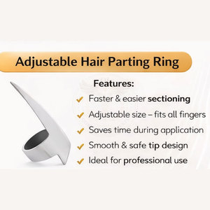 Kit d'outils de coiffure pour salon, ensemble d'application d'extensions de cheveux en acier inoxydable pour usage en salon, prix de gros raisonnable - Product Image 5