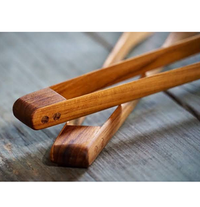 Pinces à cocktail en bois écologiques, ustensile de cuisine pour usage domestique, pinces en bois de haute qualité - Product Image 1